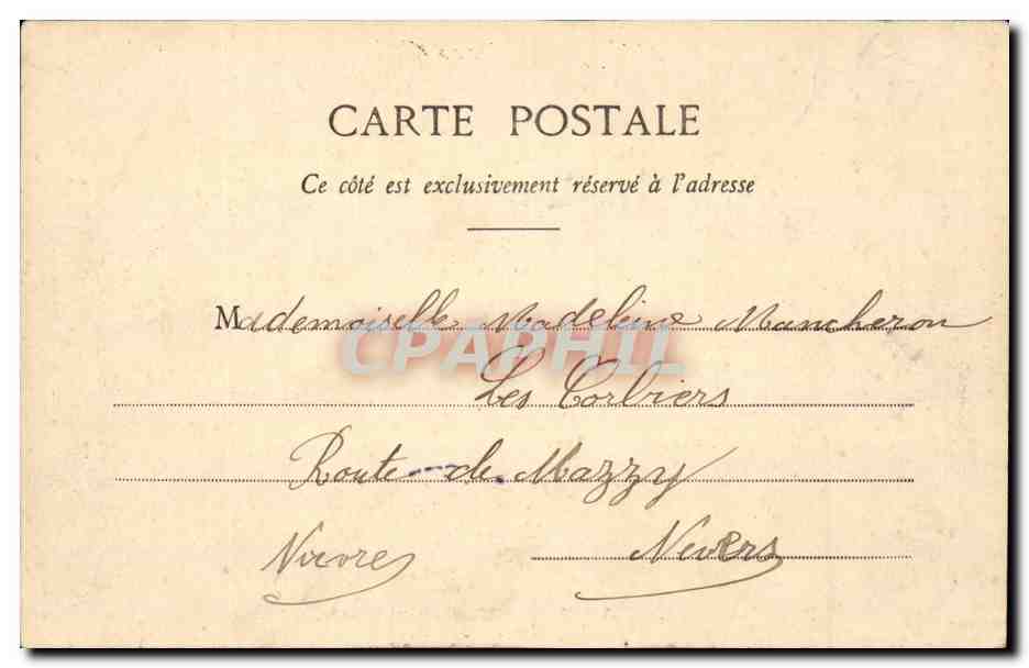 Paris CPA Le musee Galliera — Rückseite