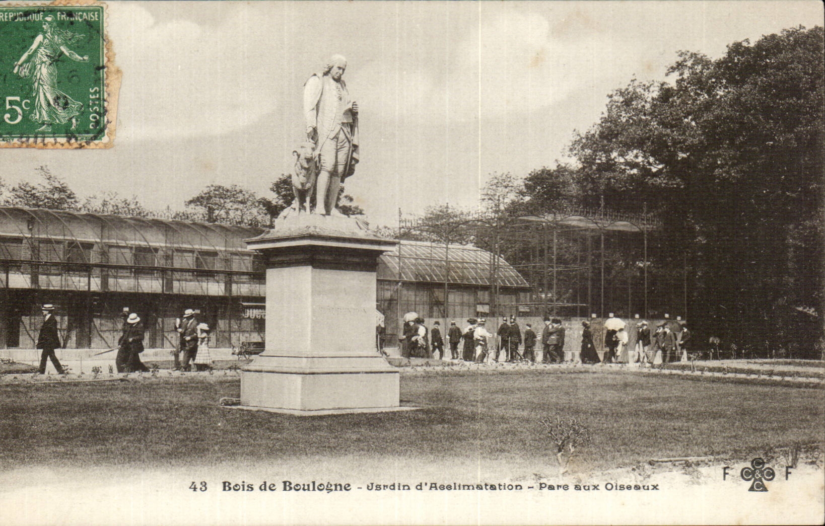 Paris CPA Bois de Boulogne Jardin d'acclimatation Parc aux oiseaux