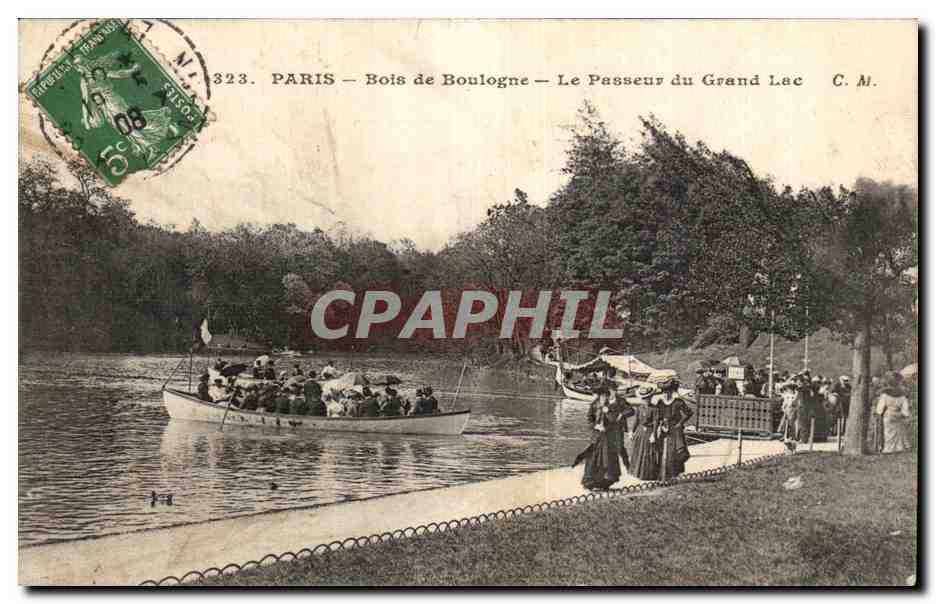 Paris CPA Bois de Boulogne Le passeur du grand lac