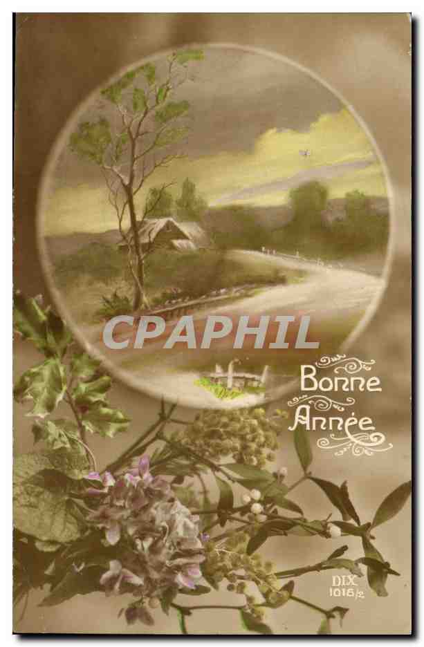 CPA Fantaisie Bonne annee