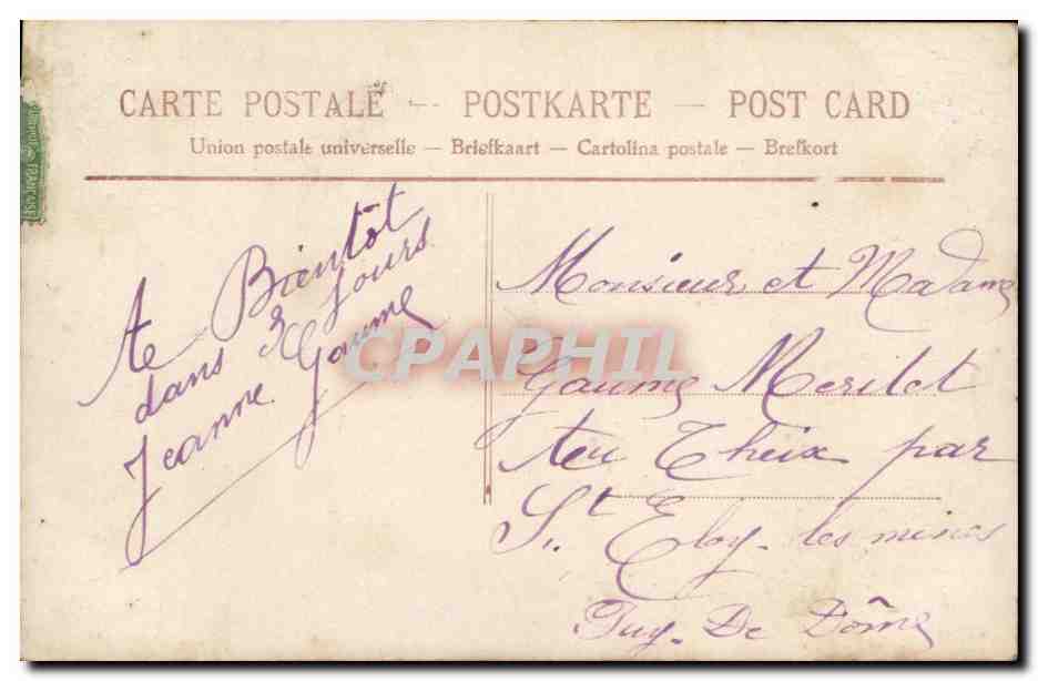 Charité — le baume émané du cœur — éditeur anonyme, n° 4181 — Verso