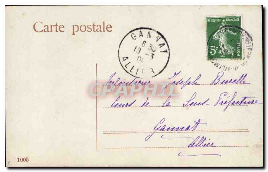 CPA Fantaisie Enfant Cueillies pour votre fete ! — Rückseite