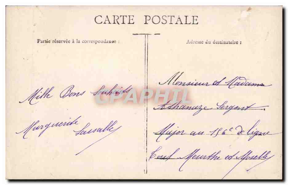CPA Fantaisie Enfant et poupee — Verso