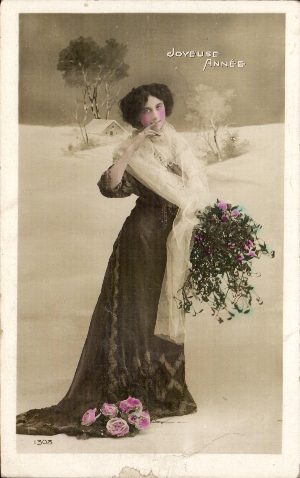 CPA Fantaisie Femme 