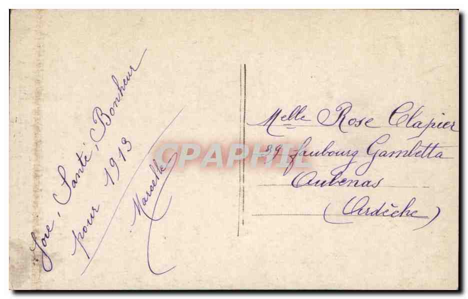 CPA Fantaisie Enfant — Verso