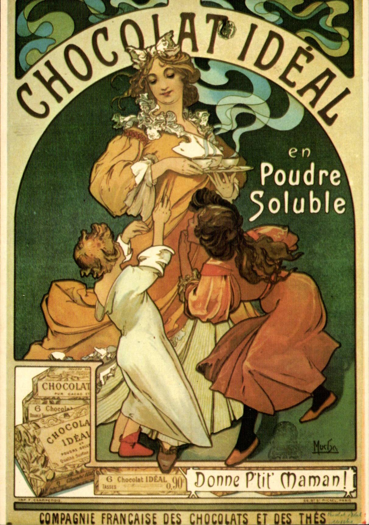 CPM Compagnie Generale des chocolats et des thes Chocolat Ideal Publicite