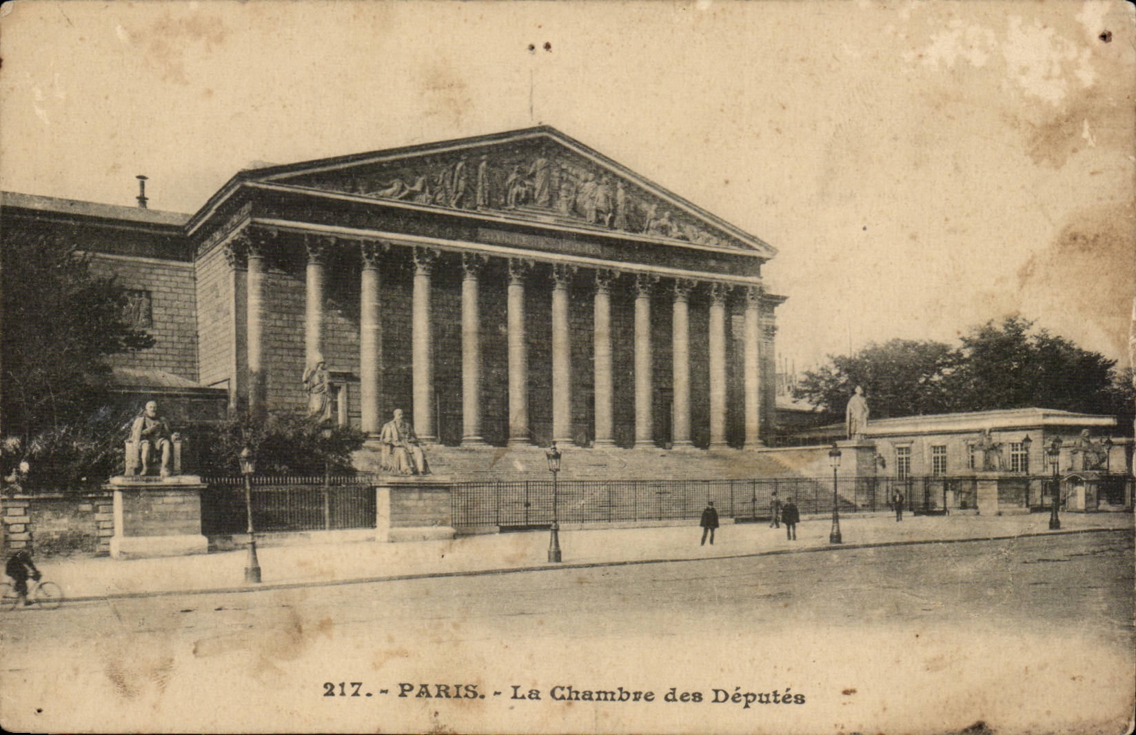 Paris CPA La chambre des deputes