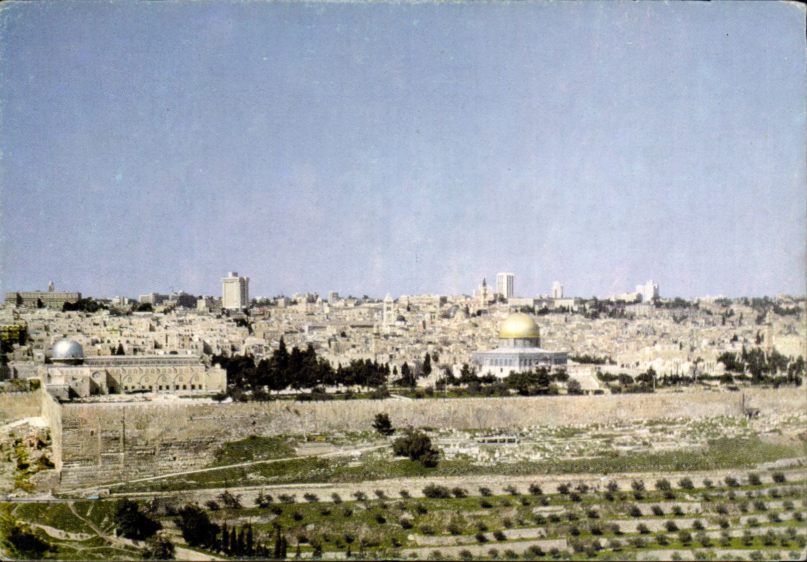 Jerusalem, Altstadt — Aussicht vom Ölberg — Verlag Ruwan Press, Nr. 503
