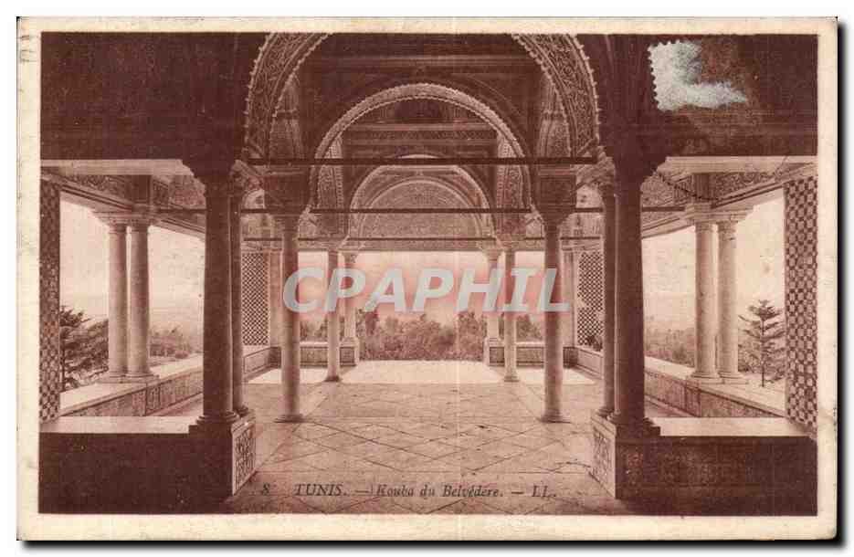 Tunisie Tunis CPA Kouba du Belvedere