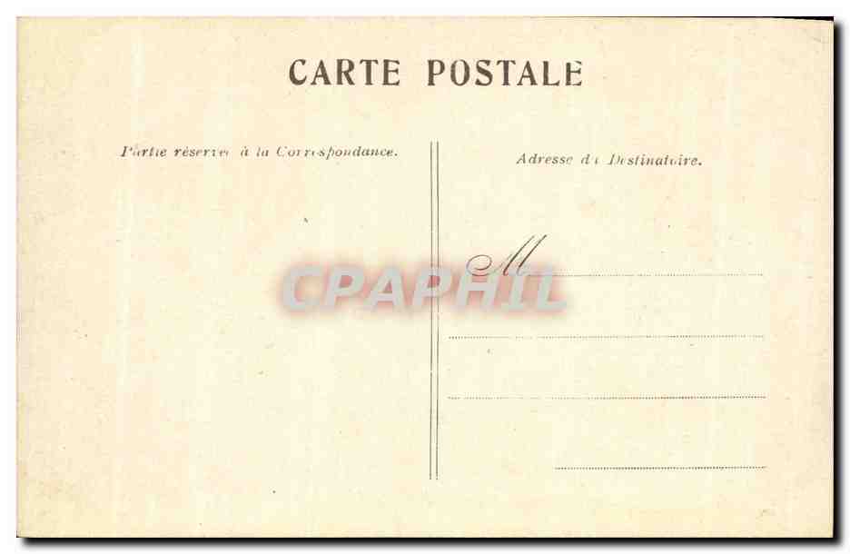 Paris CPA Notre Dame — Verso