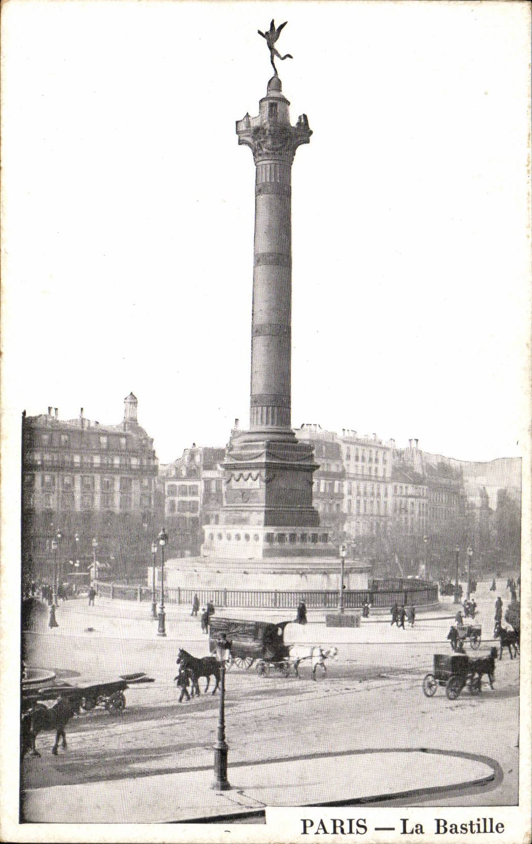 Paris CPA La Bastille