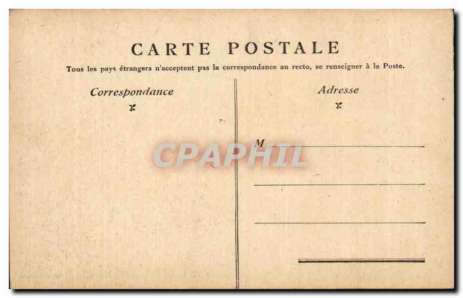 Paris CPA La Bastille — Rückseite