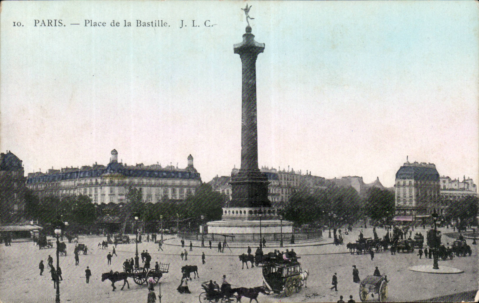 Paris CPA Place de la Bastille