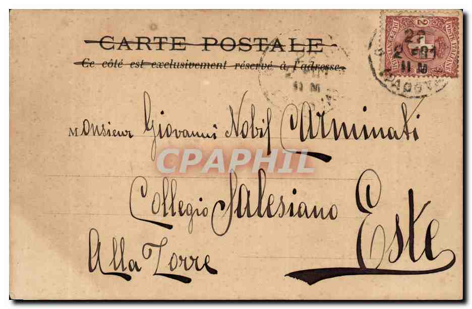 Paris CPA Eglise de la TRinite — Rückseite