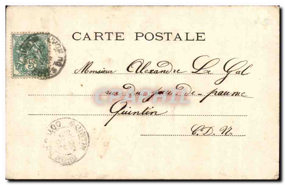 CPA Fantaisie Enfant La petite charmeuse (oiseau) — Verso