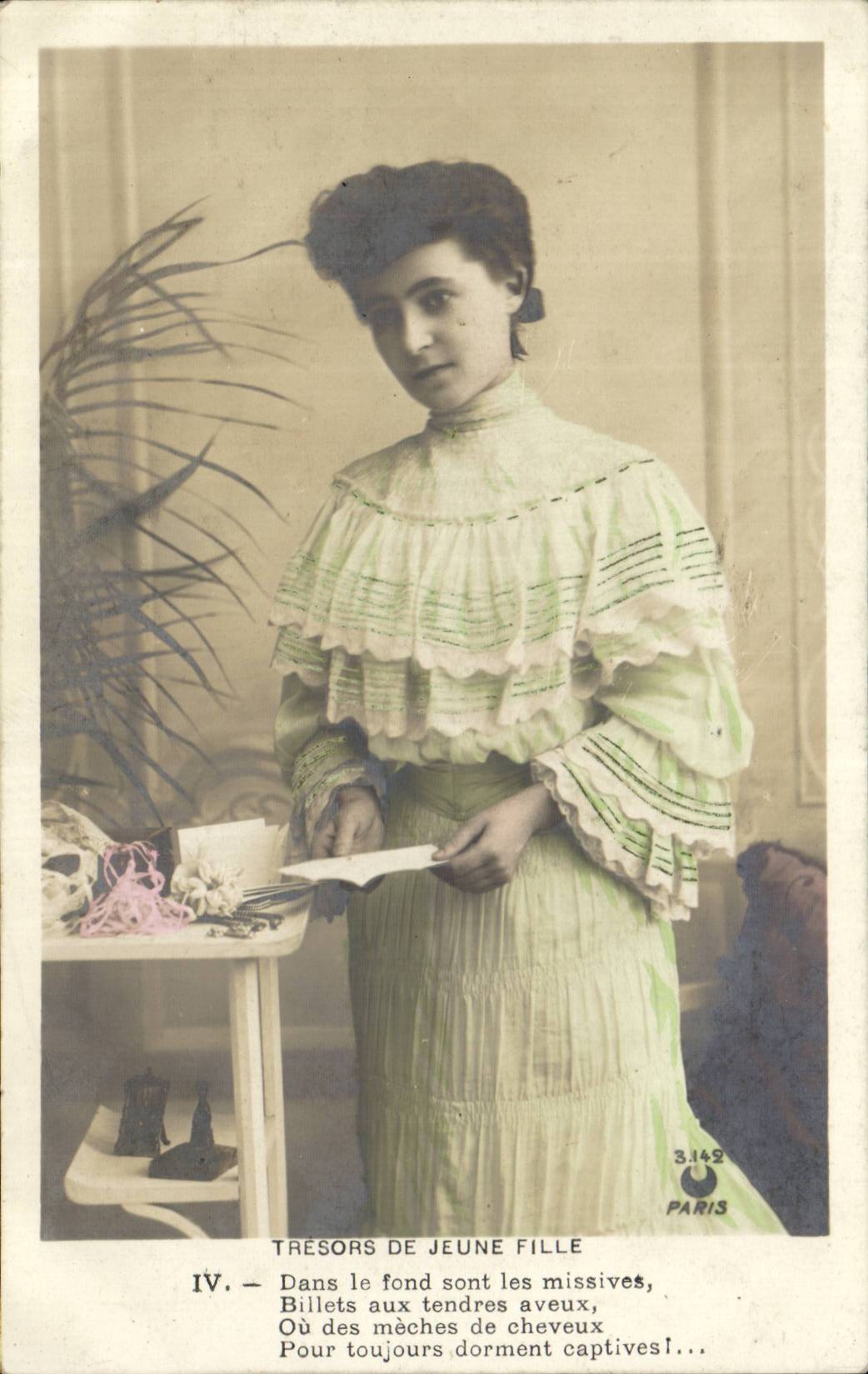 CPA Fantaisie Femme