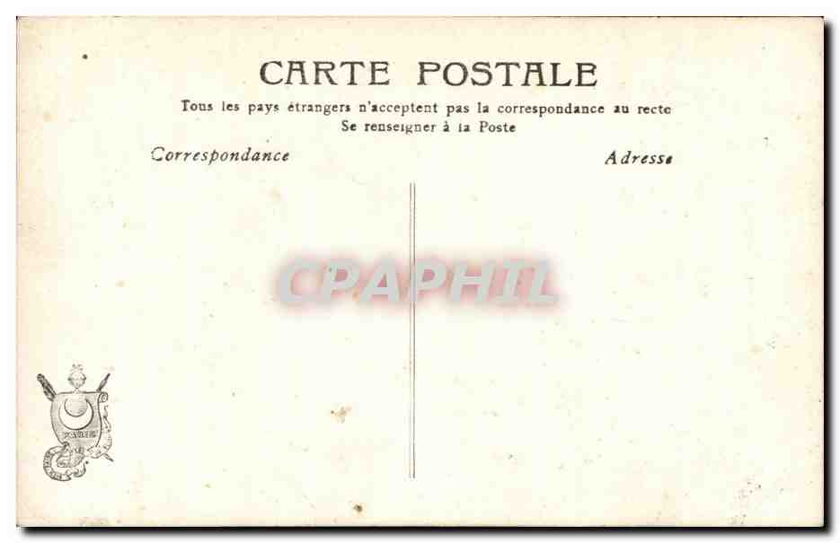 CPA Fantaisie Femme — Verso