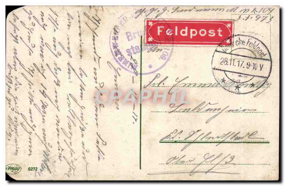 CPA Fantaisie Femme  — Verso