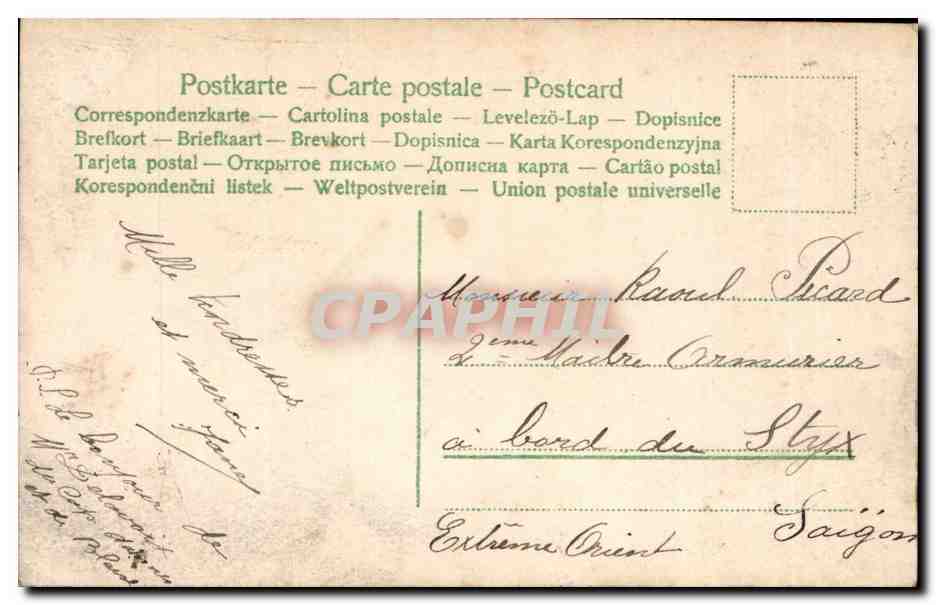 CPA Fantaisie Enfant child — Rückseite