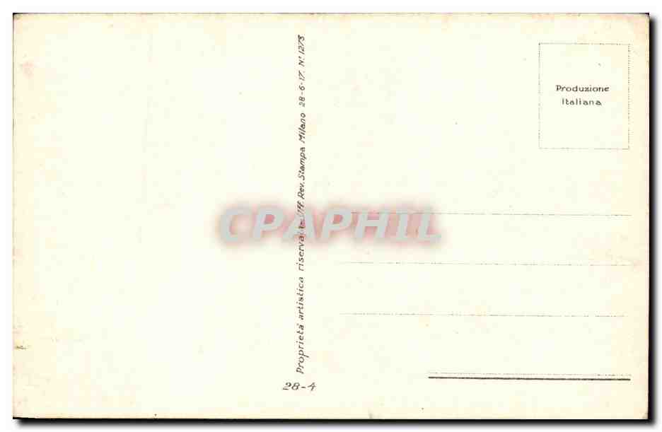 CPA Fantaisie Fleurs — Rückseite