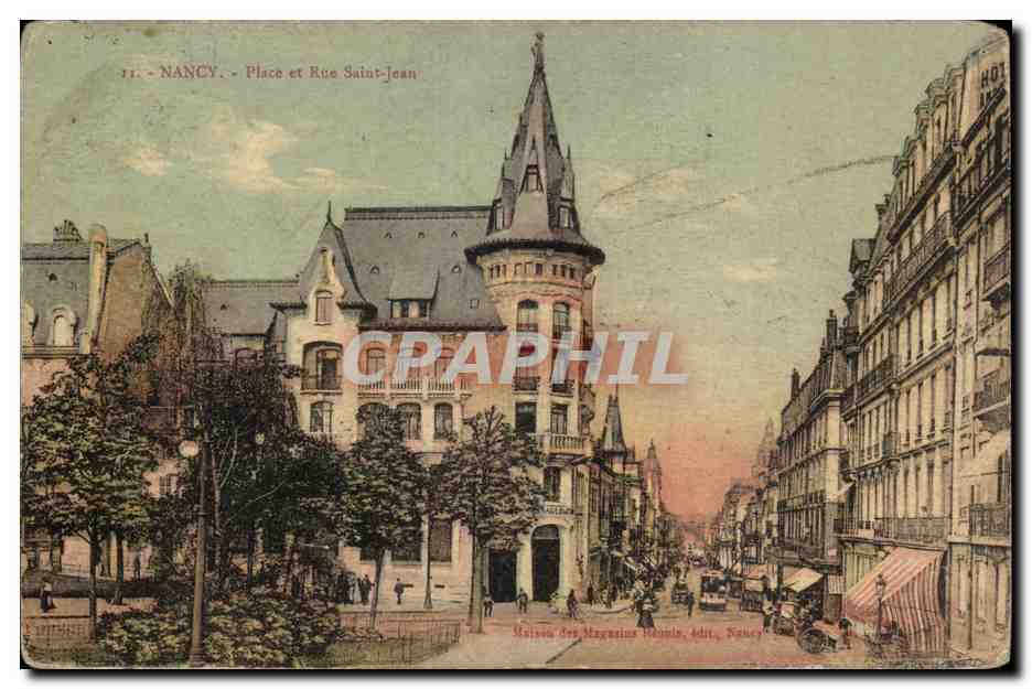 Nancy CPA Place et rue Saint Jean