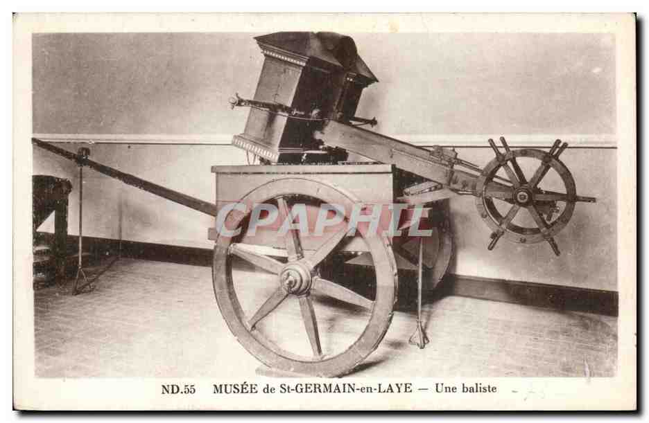 Musee de St Germain en Laye CPA Une baliste