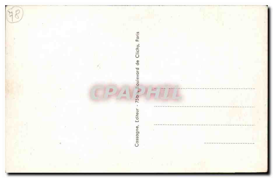 Musee de St Germain en Laye CPA Une baliste — Verso