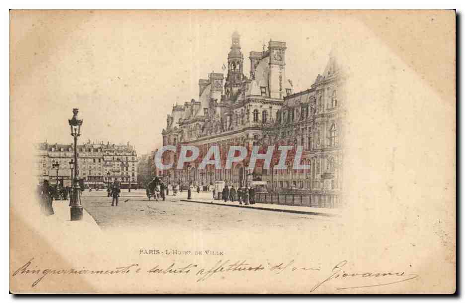 Paris CPA L'hotel de ville