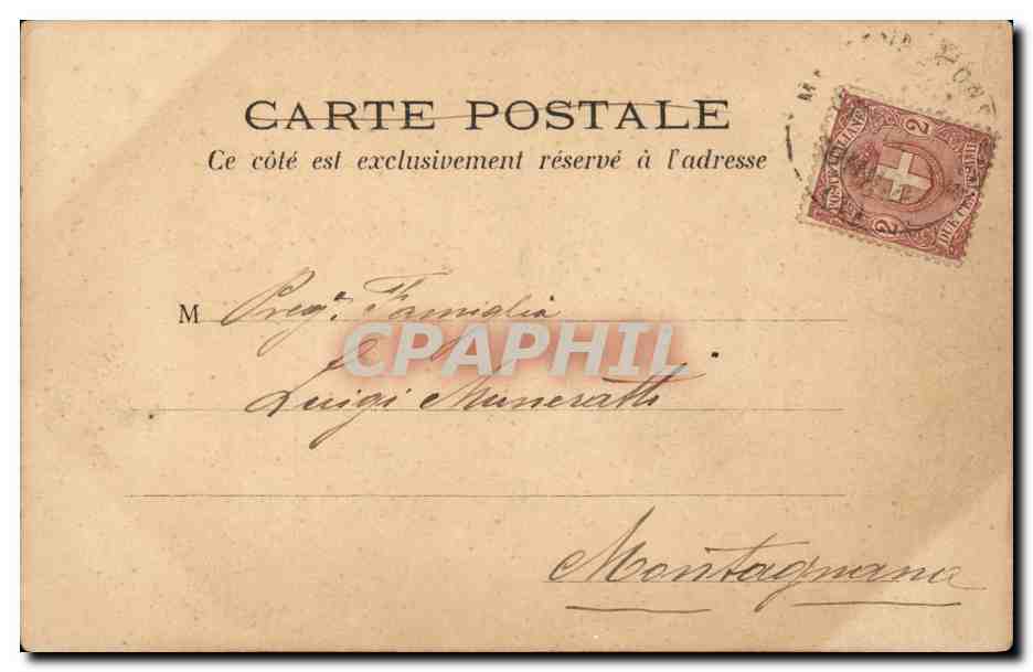 Paris CPA L'hotel de ville — Rückseite