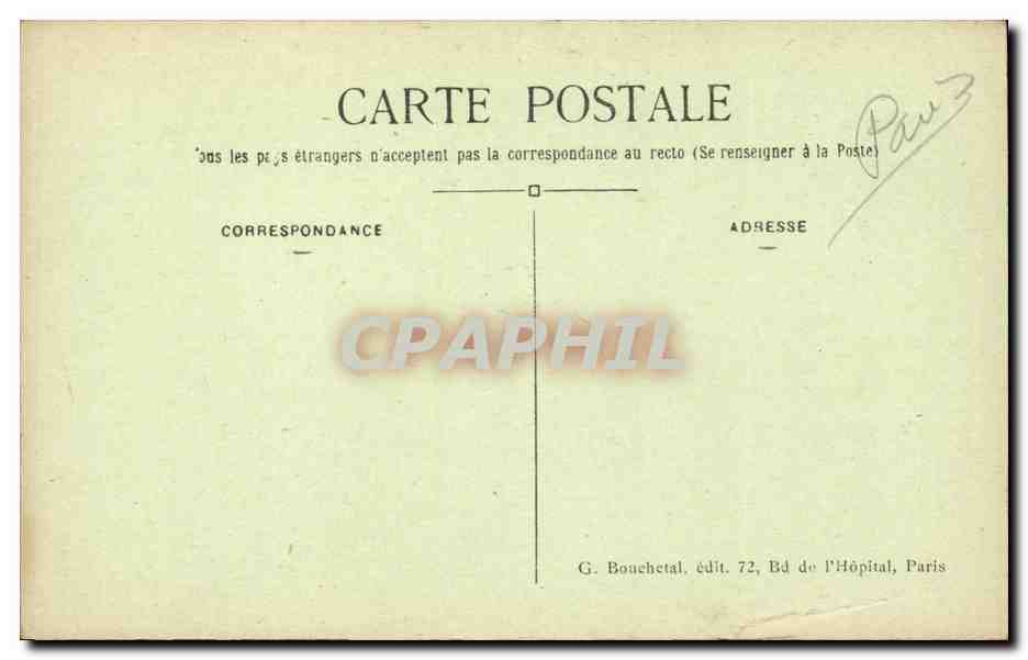 Paris CPA Musee CArnavalet Salle Charlemagne — Rückseite