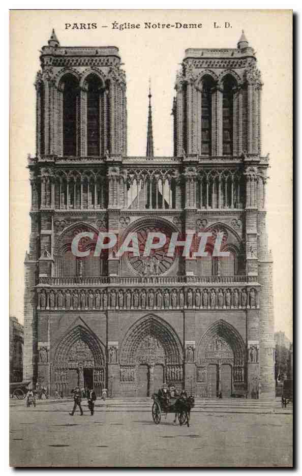 Paris CPA Eglise Notre DAme