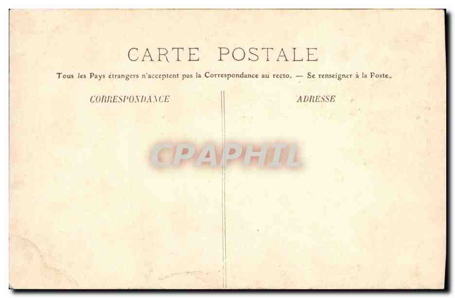 Paris CPA La Sorbonne (universite) — Rückseite