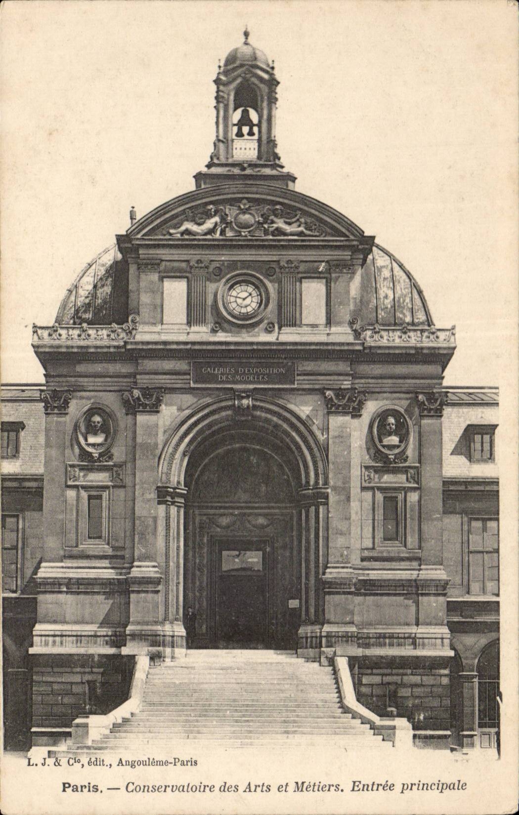 Paris CPA Conservatoire des Arts et metiers Entree principale