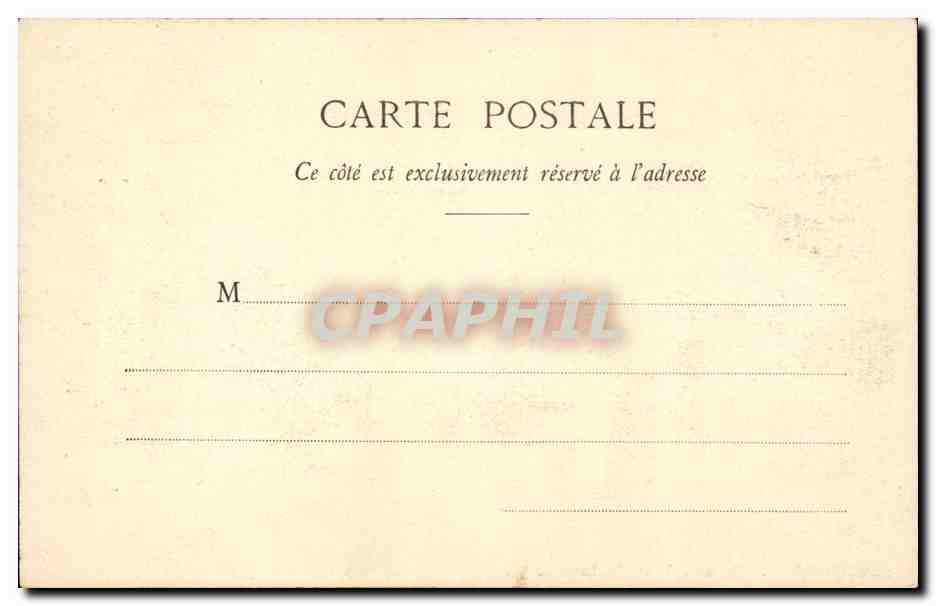 Paris CPA Les arenes et la rue Monge — Rückseite