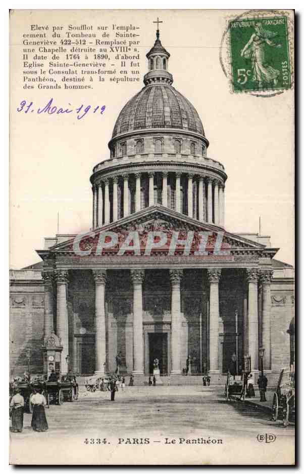 Paris CPA Le Pantheon