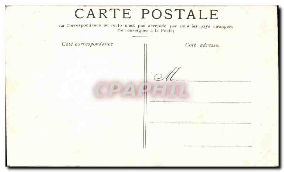 Paris CPA Boulevard des Capucines — Rückseite