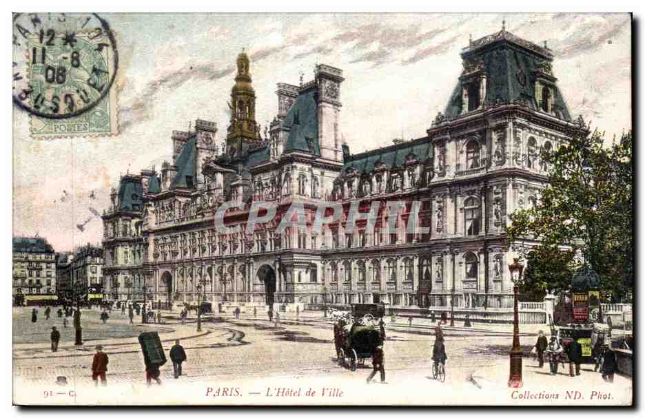 Paris CPA Hotel de ville