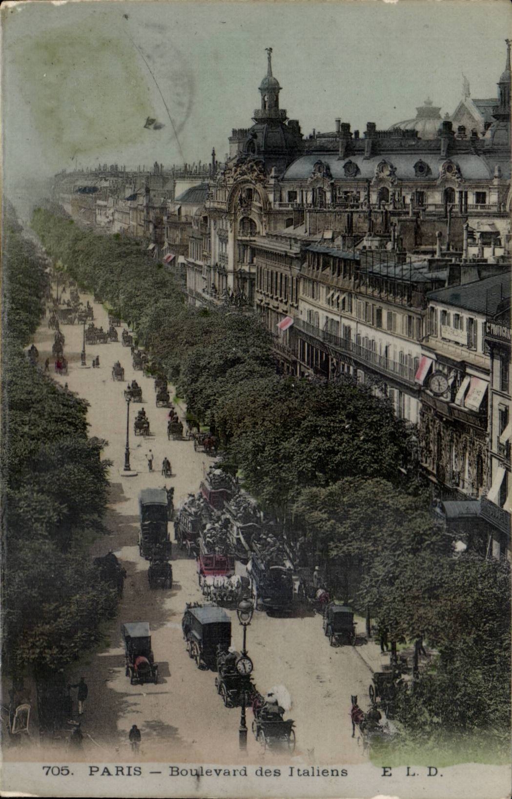 Paris CPA Boulevard des Italiens