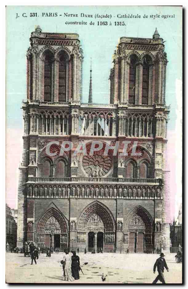 Paris CPA Eglise Notre Dame