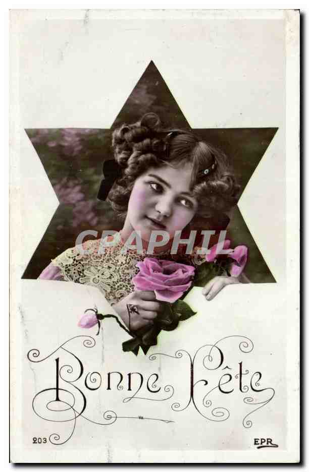CPA Fantaisie Femme Bonne fete