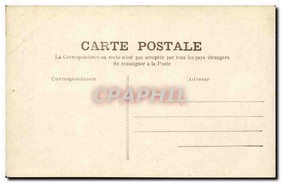 Femme dans un cadre floral — Bonne Année — M. TIL — Verso