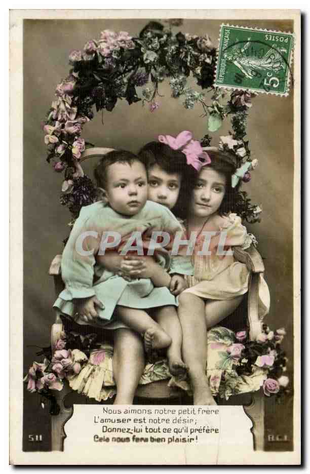 CPA Fantaisie Enfants
