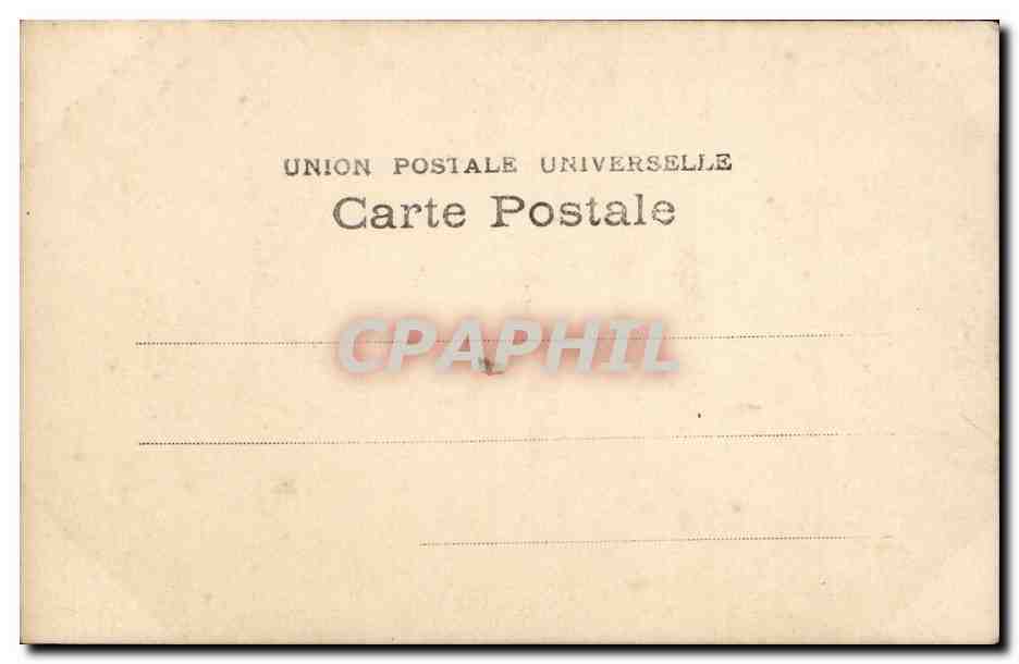 CPA Fantaisie Femme — Rückseite