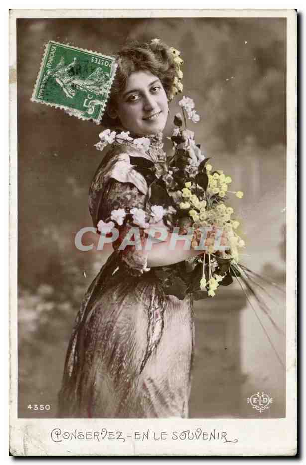 CPA Fantaisie Femme