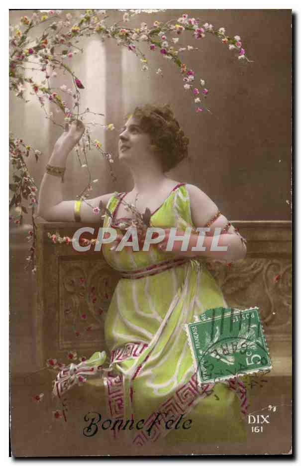 CPA Fantaisie Femme