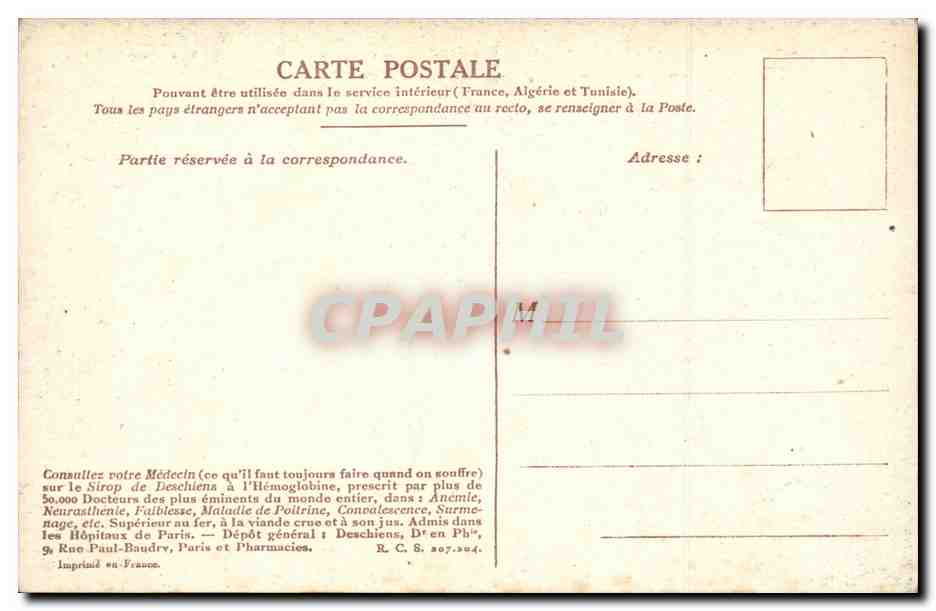 Musee de VErsailles CPA La gorge de Malakoff (guerre de Crimee 6 septembre 1855)  — Rückseite