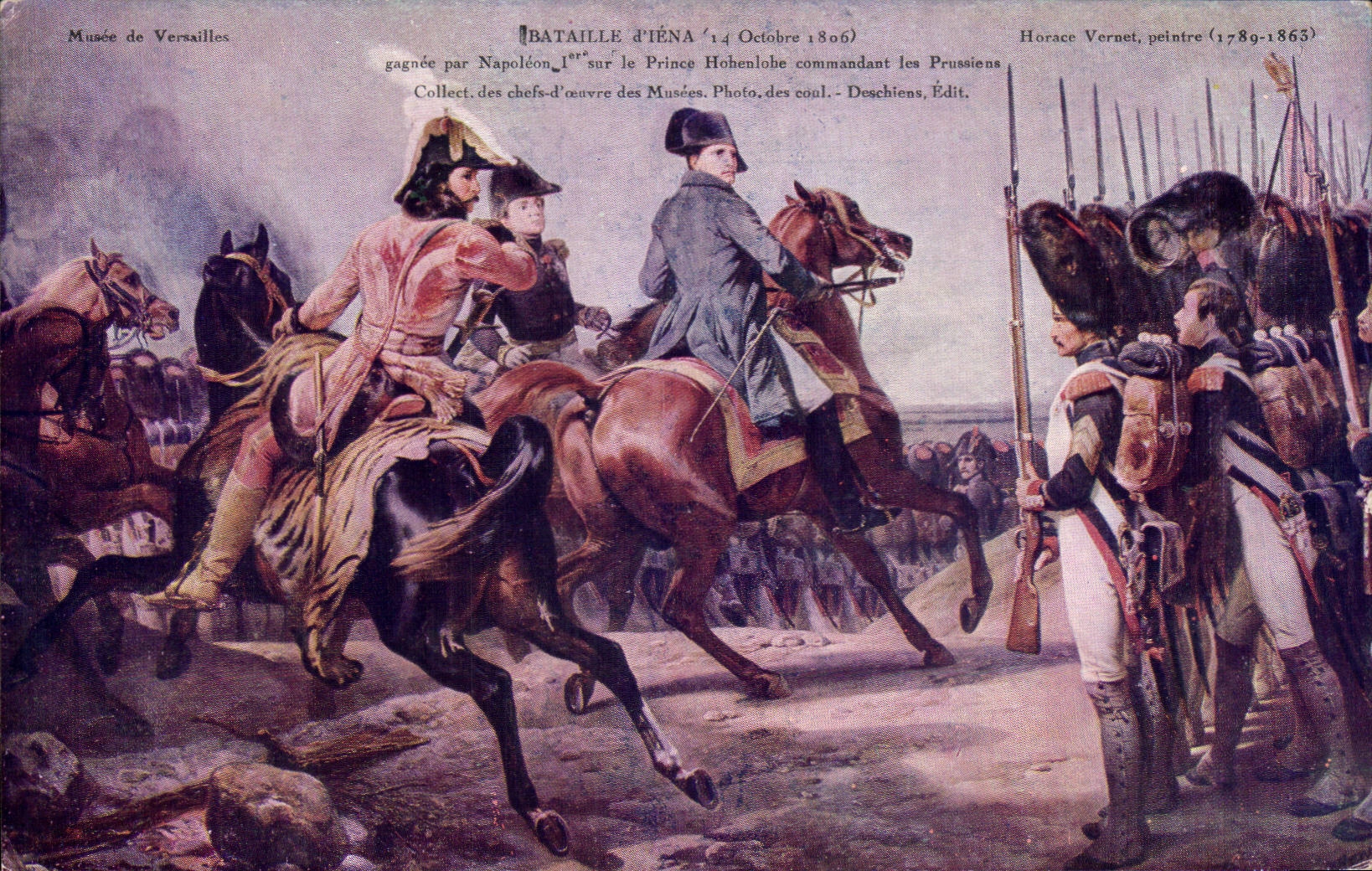 Musee de Versailles CPA Bataille d'Iena (14 octobre 1806) Napoleon Bonaparte