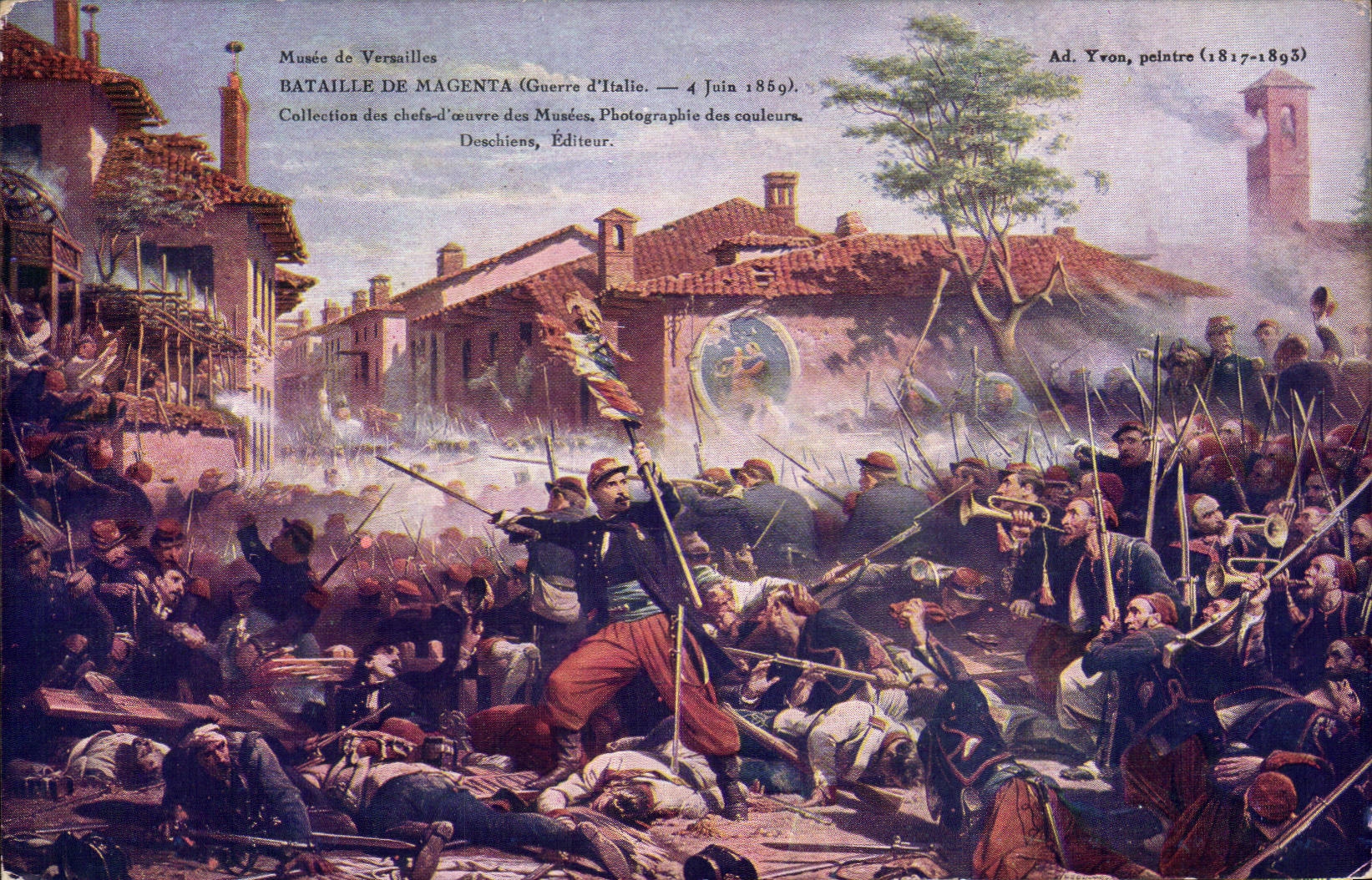 Musee de Versailles CPA Bataille de Magenta (guerre d'Italie 4 juin 1859)