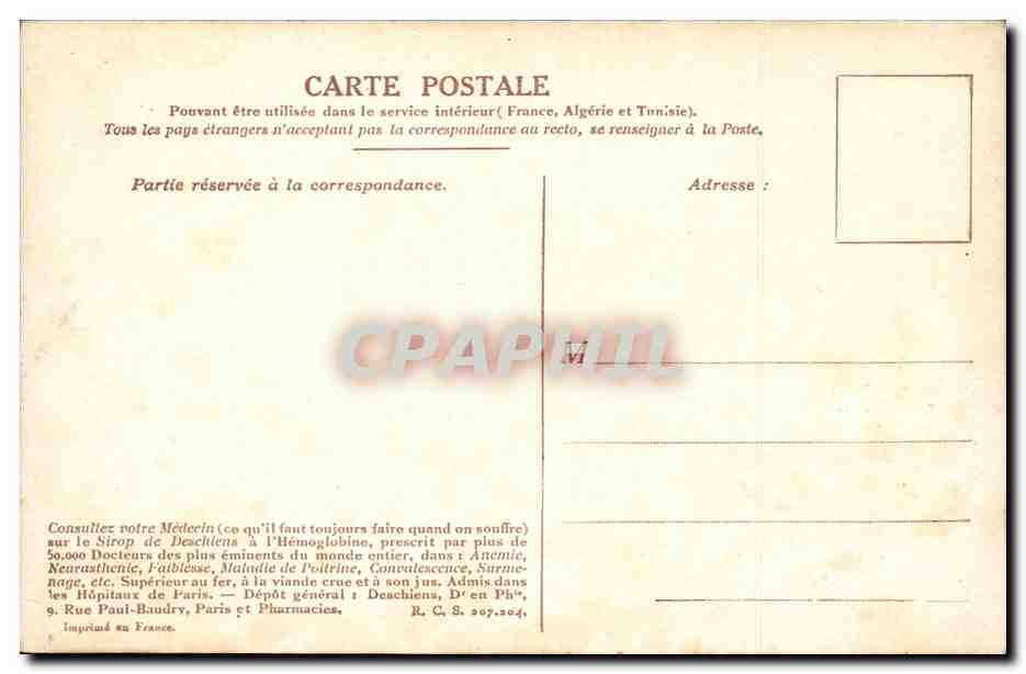 Musee de Versailles CPA Bataille de Magenta (guerre d'Italie 4 juin 1859) — Rückseite