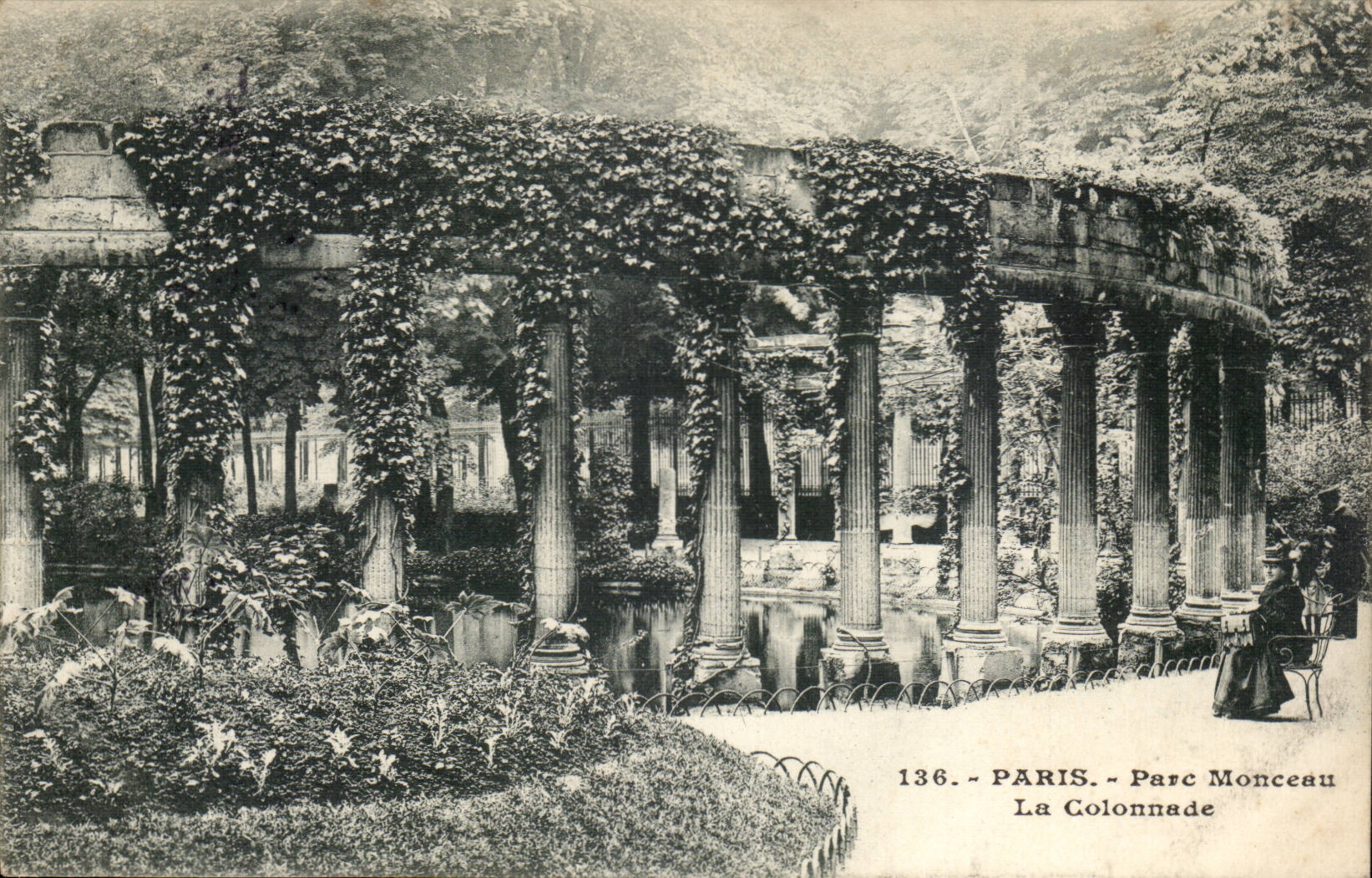 Paris CPA Parc Monceau La colonnade